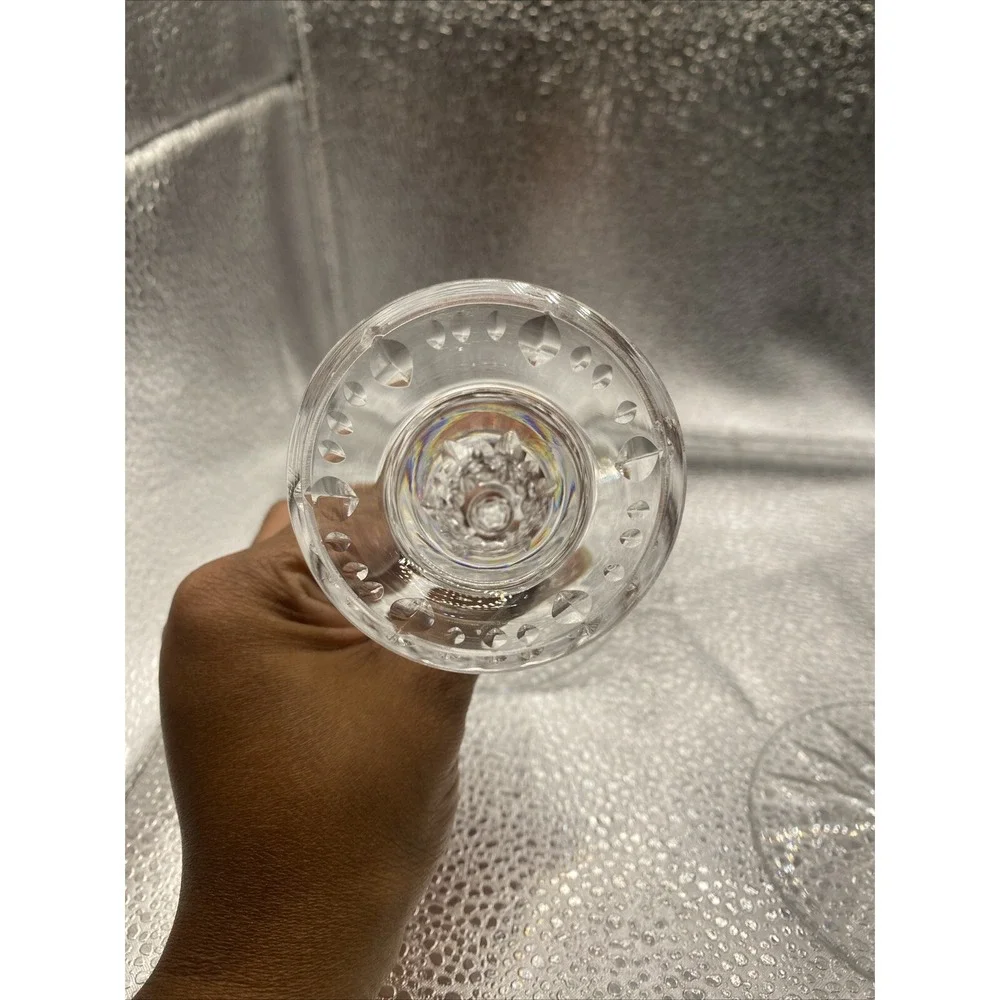 Vintage Waterford clear‎ crystal Candlesticks 5 5/8